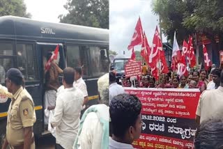 protesters detained