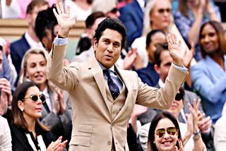 SACHIN TENDULKAR AT WIMBLEDON