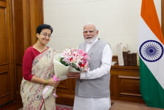 Delhi CM Atishi meets PM Modi