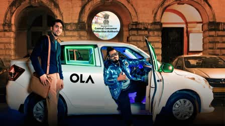 Central Consumer Protection Authority directs Ola to be transparent news thumbnail shows ola cab and ccpa logo