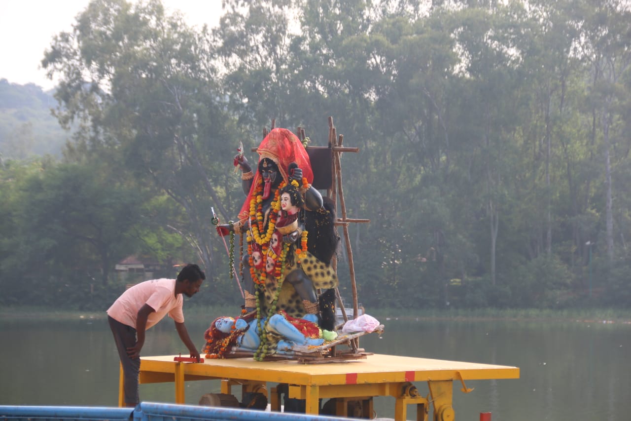 Bhopal Durga Idol Immersion