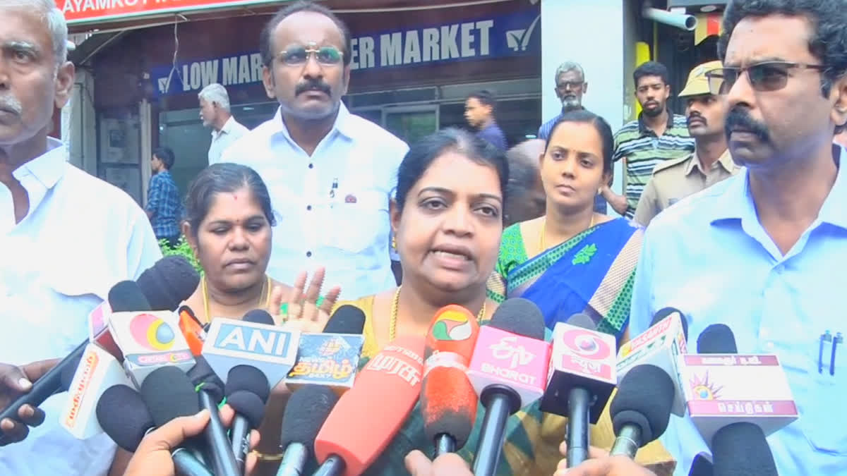 Social Welfare Minister Geetha Jeevan has given an explanation to the allegation of rotten eggs in Thoothukudi