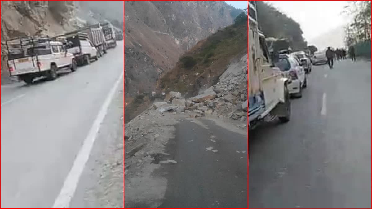 NH 5 closed due to landslide in Kinnaur