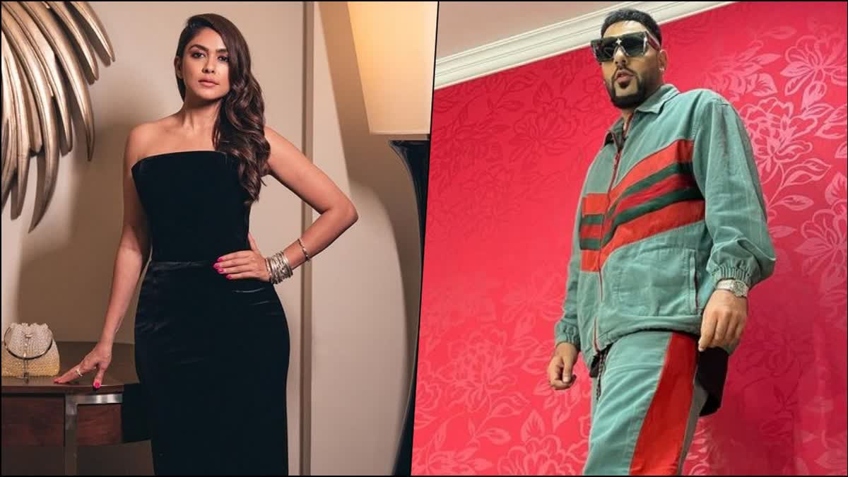 Mrunal Thakur and Rapper Badshah