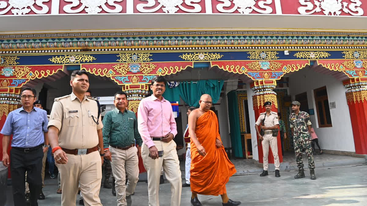 Dalai Lama In Bodhgaya