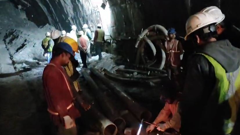 Uttarkashi tunnel collapsed