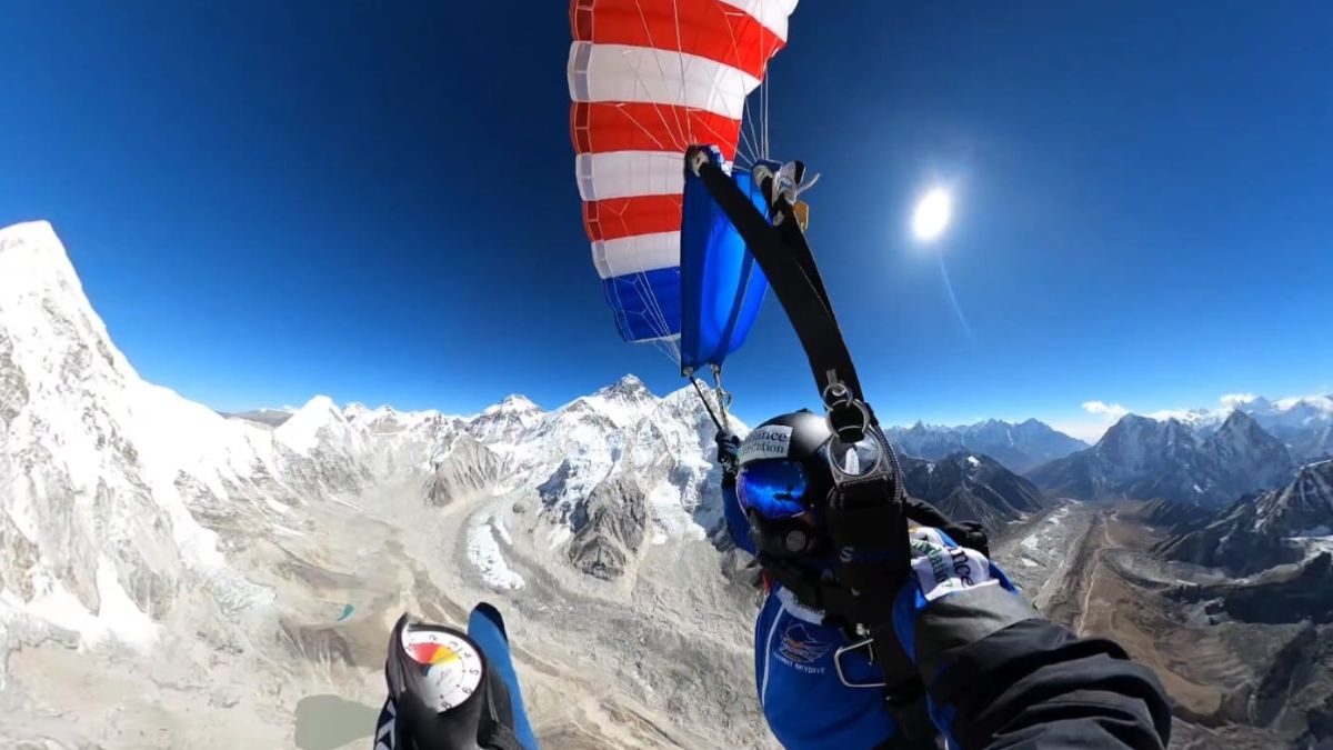 heetal Mahajan makes world record in skydiving jump from mount