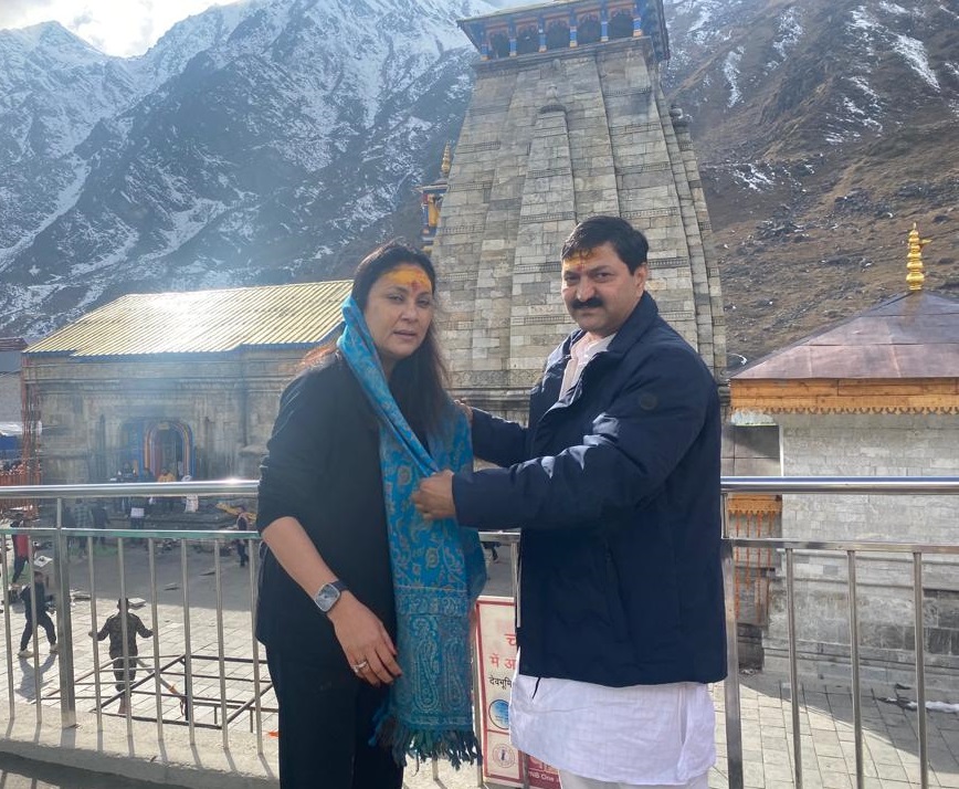 Riniki Bhuyan Sharma Visit Kedarnath