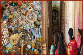Annakoot offered to God in Bhavnagar