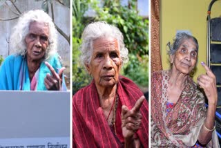 80 to 100 year old elders voted