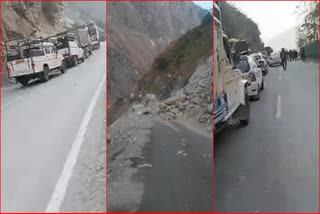 NH 5 closed due to landslide in Kinnaur