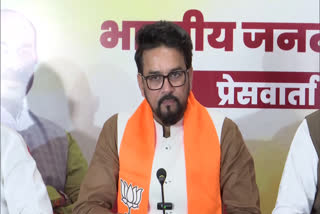 Anurag Thakur targets Chhattisgarh CM