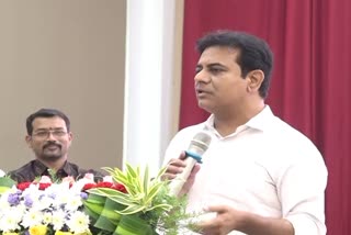 Minister KTR at Textile weavers Meeting in Nagole