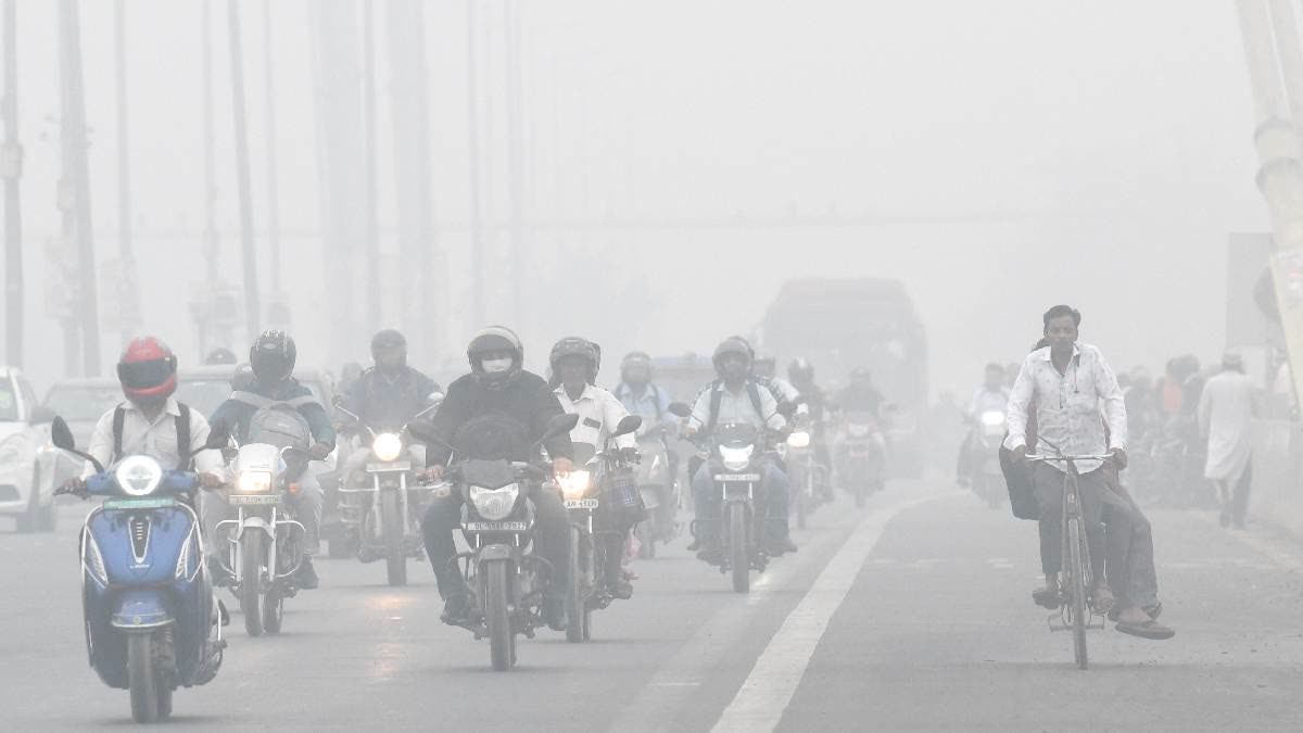 Delhi's air quality reached 'severe' levels due to dense fog, with AQI hitting 418. Stringent restrictions may be enforced under the GRAP.