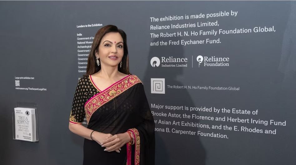 Nita Ambani is a supporter of the Met gallery in New York