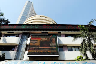 A screen displays the market fluctuation of the commodities at Bombay Stock Exchange(BSE)