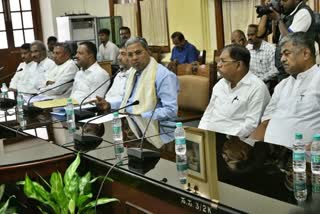 A file photo of CM Siddaramaiah at a meeting