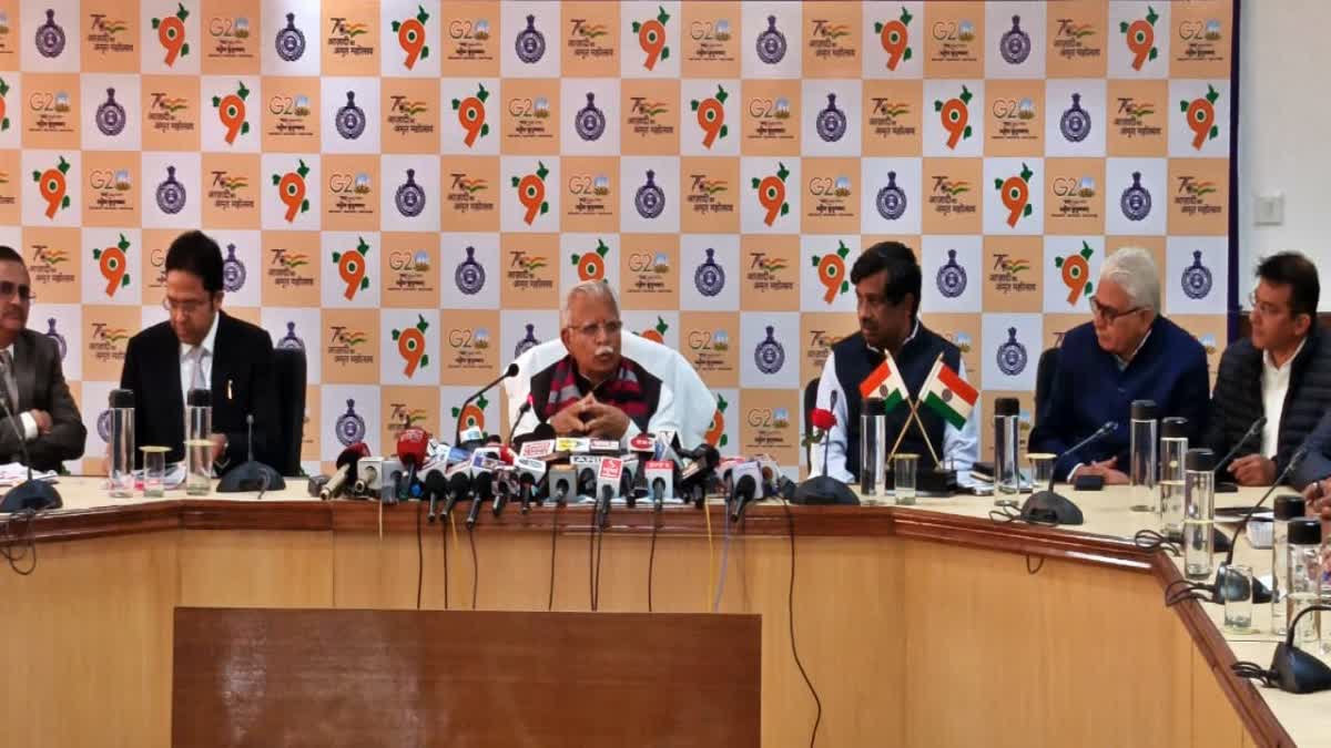 Haryana CM Manohar lal press conference