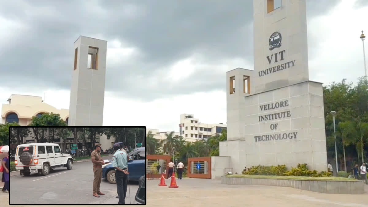 vellore VIT university bomb threat