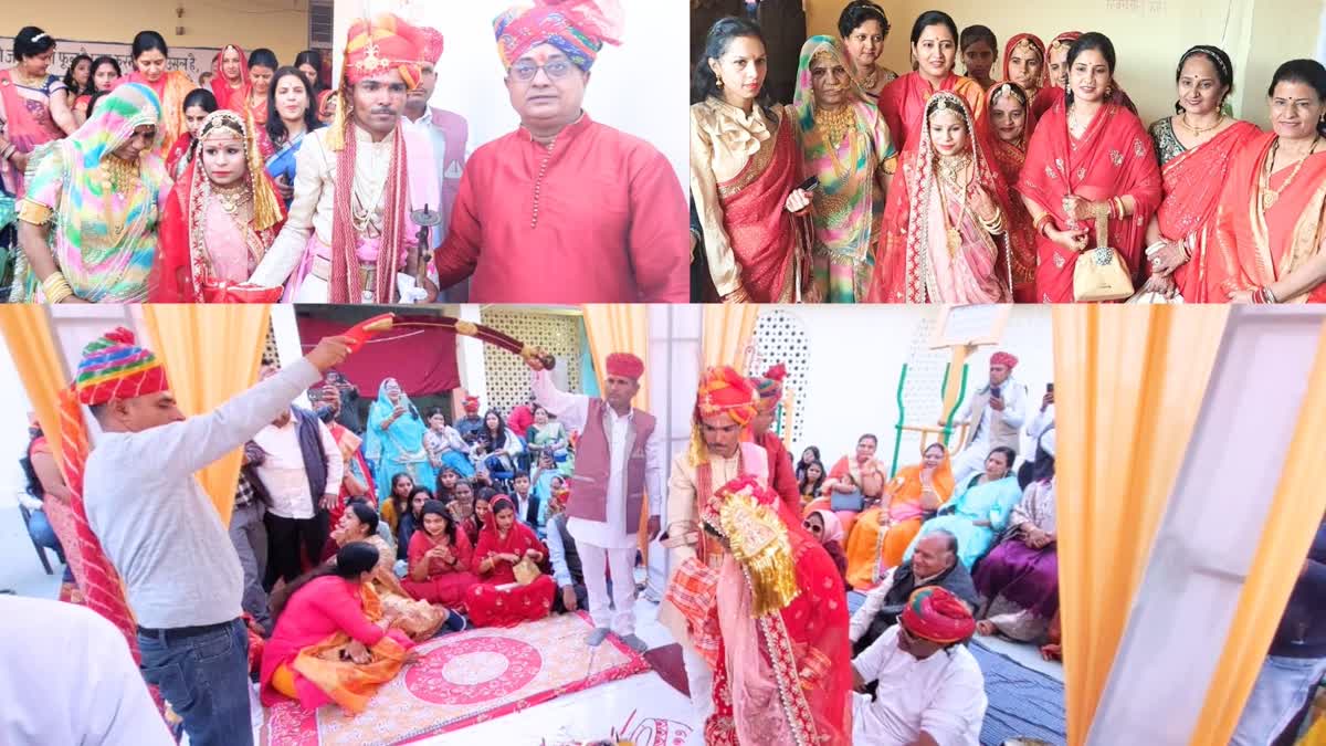 Orphan Indu got married in Nari Niketan