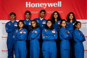Indian students go to Honeywell space camp