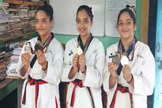 Triplets Sisters Won Silver In National Taekwondo