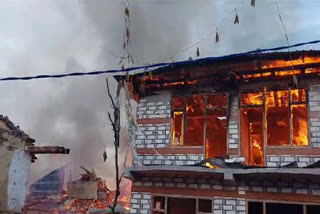 Kullu 8 houses burnt to ashes