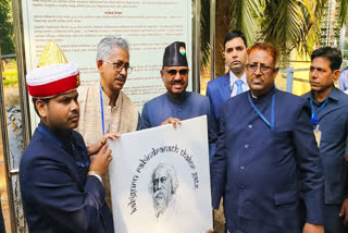 Governor CV Ananda Bose at Santiniketan