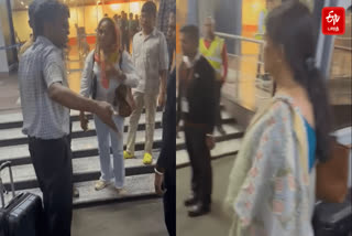 A woman passenger argument with customs official in Chennai Airport.. video goes on viral