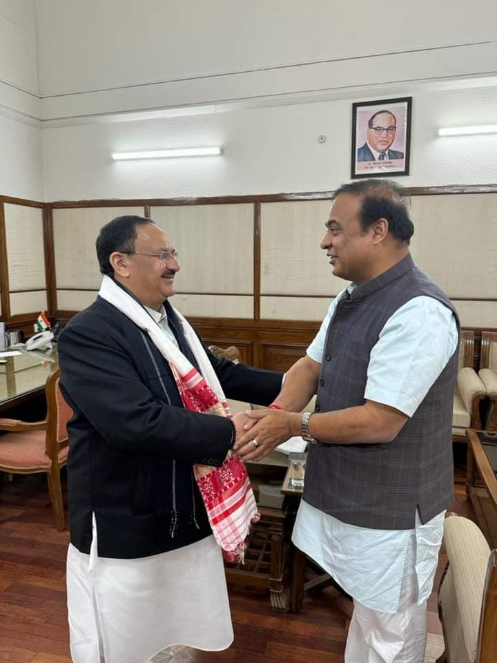 CM Himanta Bishwa Sarma meet president of India