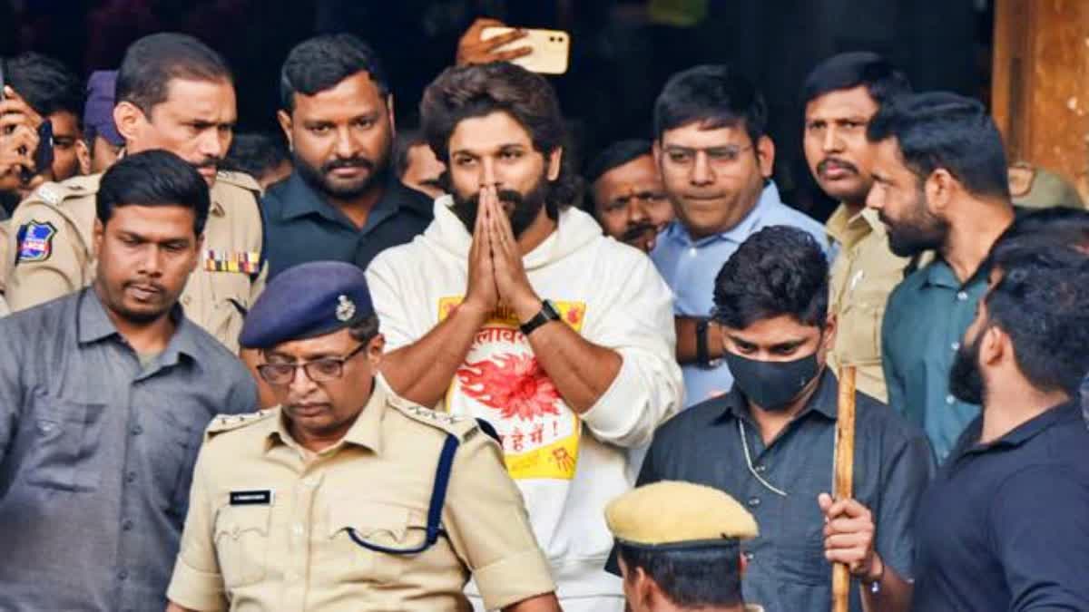 allu arjun released from jail