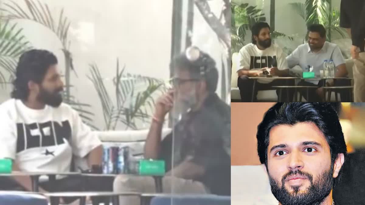 Vijay Devarkonda Sukumar Meets Allu Arjun