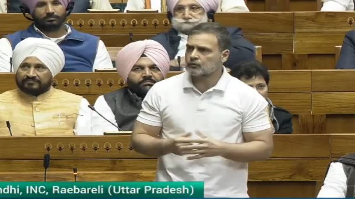 Rahul Gandhi attacked the government in Lok Sabha