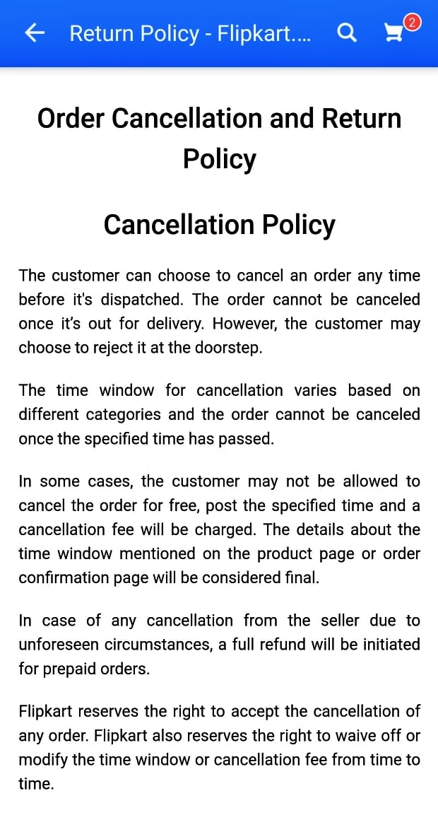 FLIPKART CANCELLATION FEE  MYNTRA ORDER CANCELLATION  ഫ്ലിപ്‌കാർട്ട് ഓർഡർ ക്യാൻസലേഷൻ  ഫ്ലിപ്‌കാർട്ട് ക്യാൻസലേഷൻ ഫീ