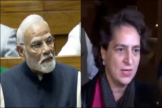 PM Narendra Modi and Congress MP Priyanka Gandhi