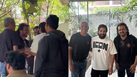 Upendra met Allu Arjun