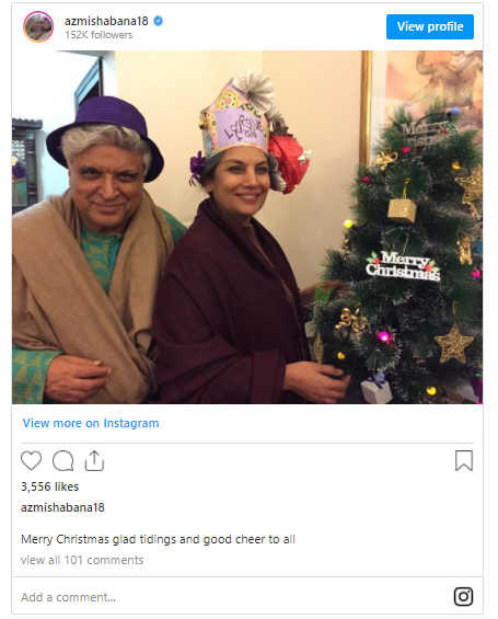 Javed Akhtar and Shabana Azmi