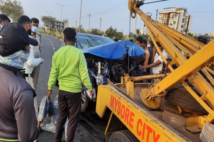 car accident at Mysore