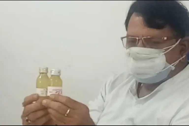 Congress leader PC Sharma sent cow urine to the Union Health Minister