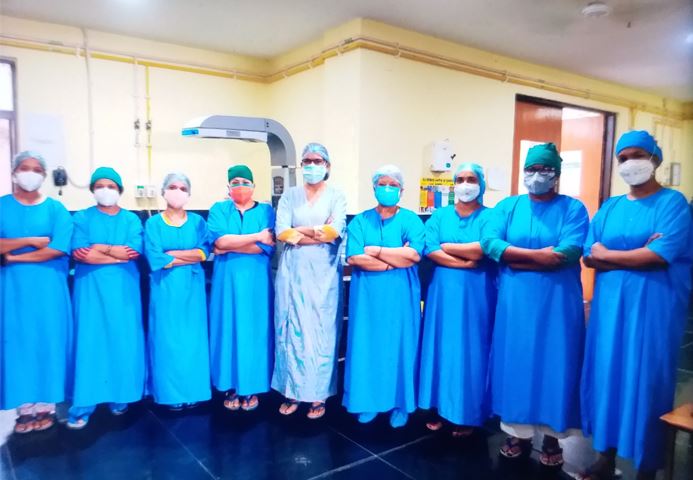 successful operation of placenta percreta in raipur