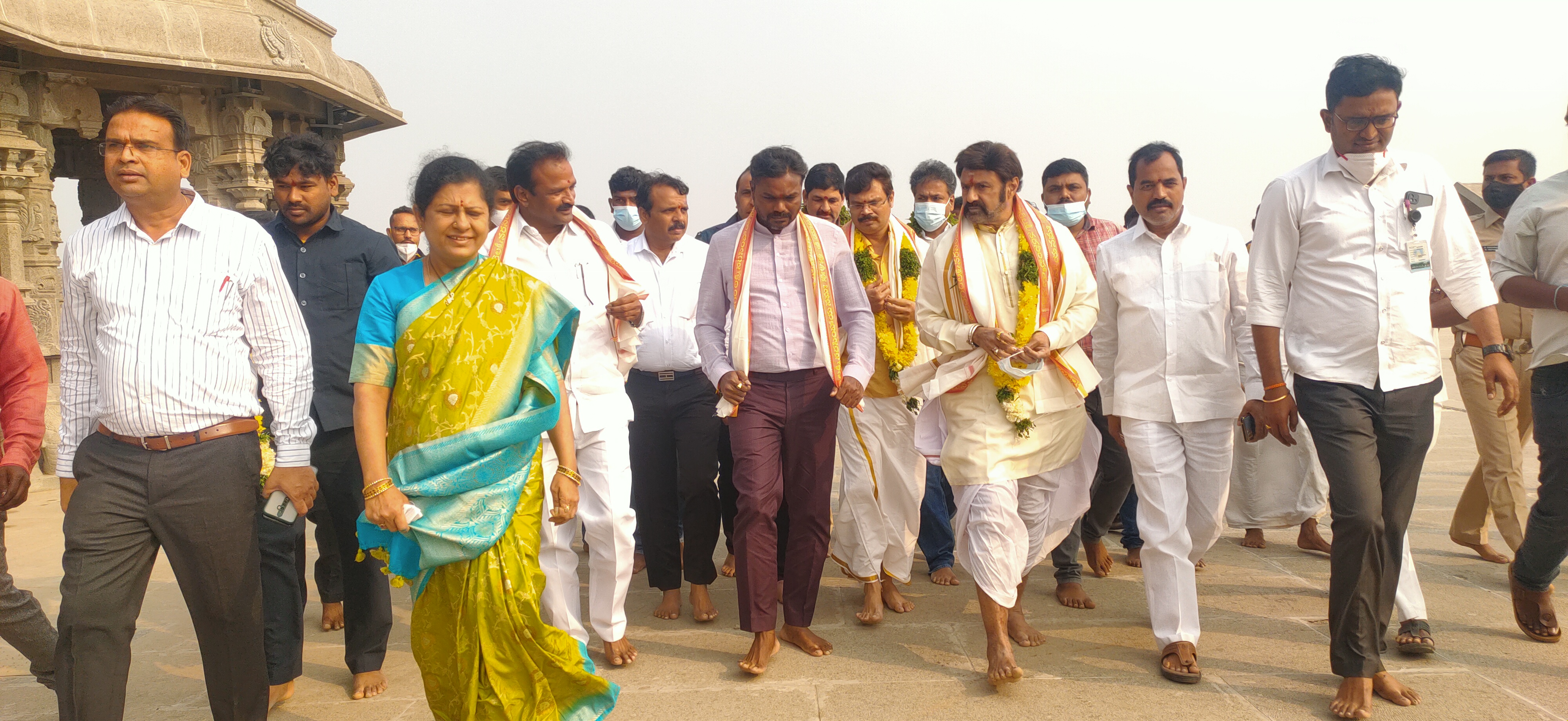 akhanda team at yadadri