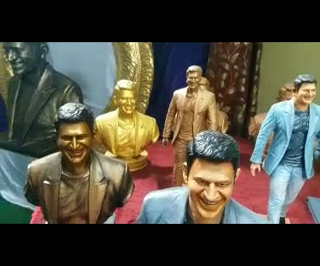 Puneet rajkumar statue in AP