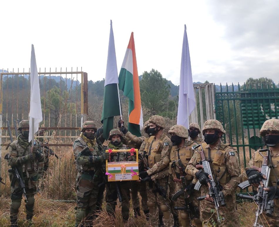 Indo Pak Army Exchange Sweets