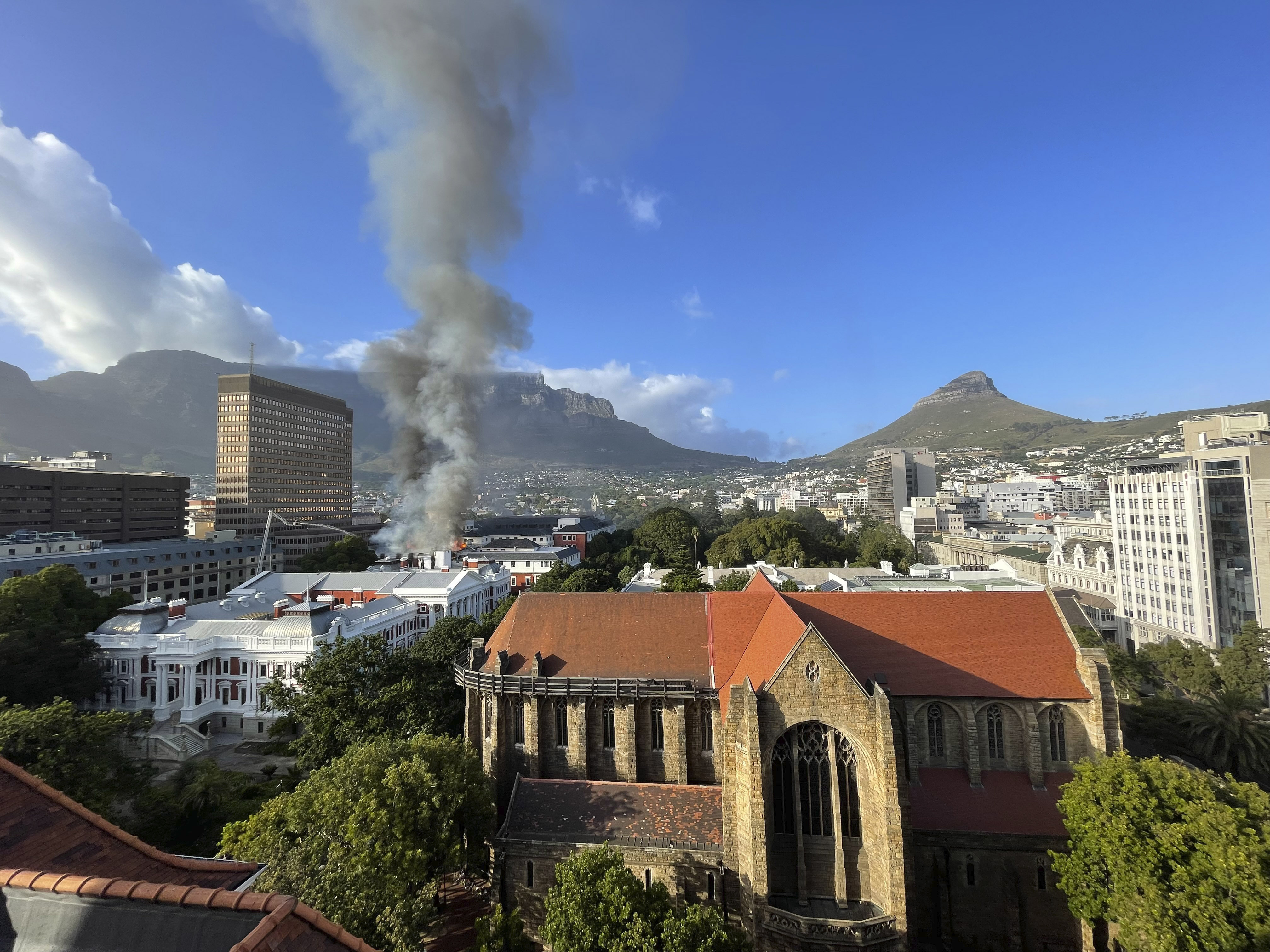 south africa parliament accident