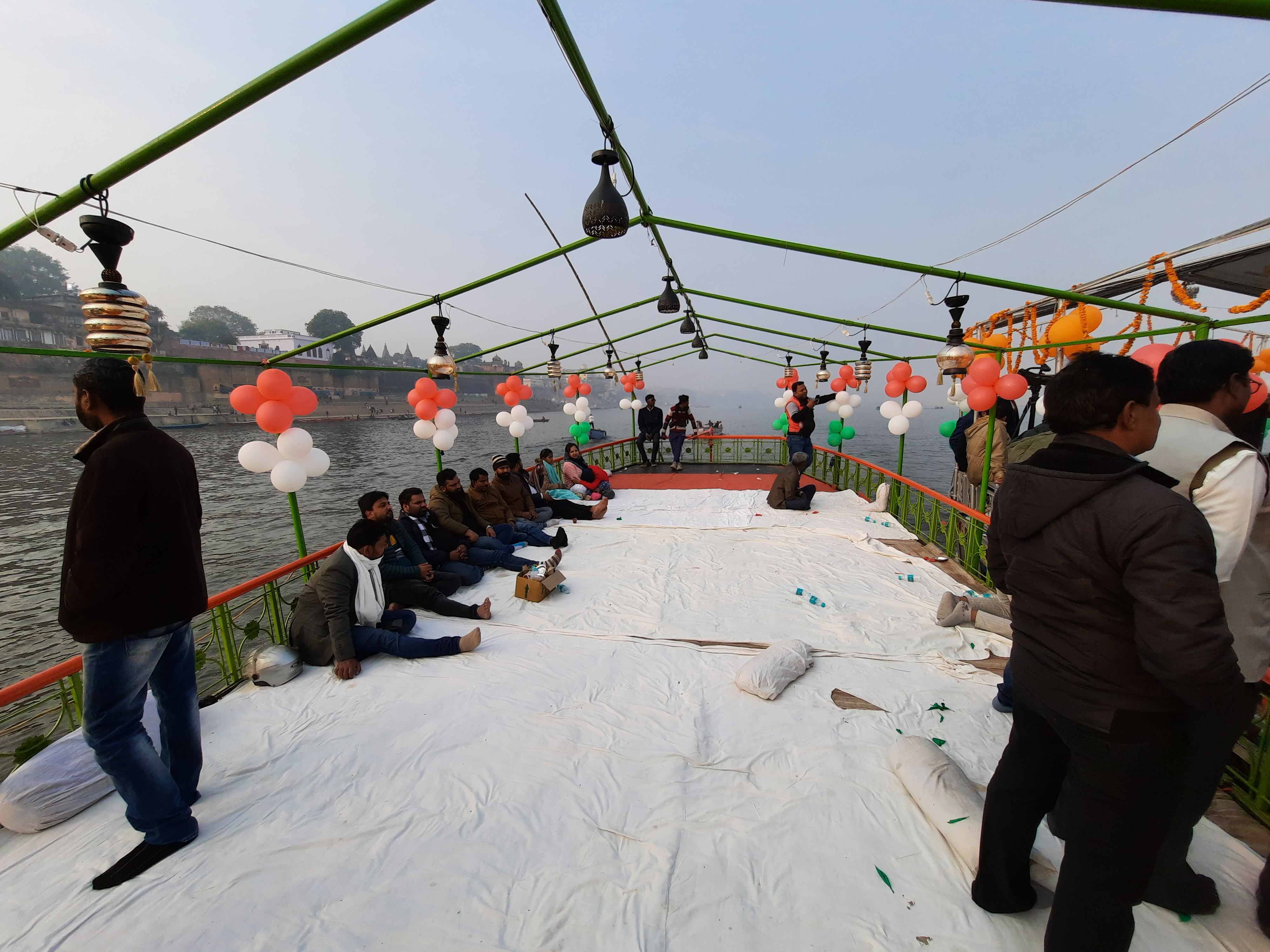 Mushaira on Boat in Varanasi