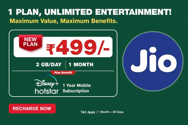 JIO Disney plus Hotstar Plan