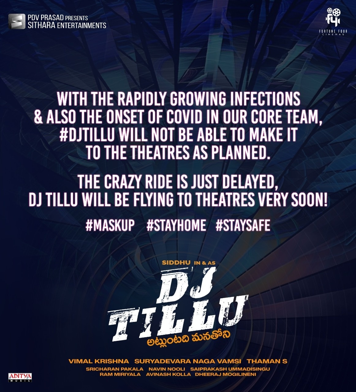 DJ Tillu movie postponed