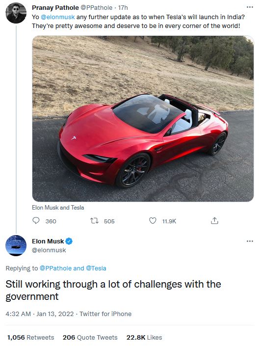 Elon Musk TESLA