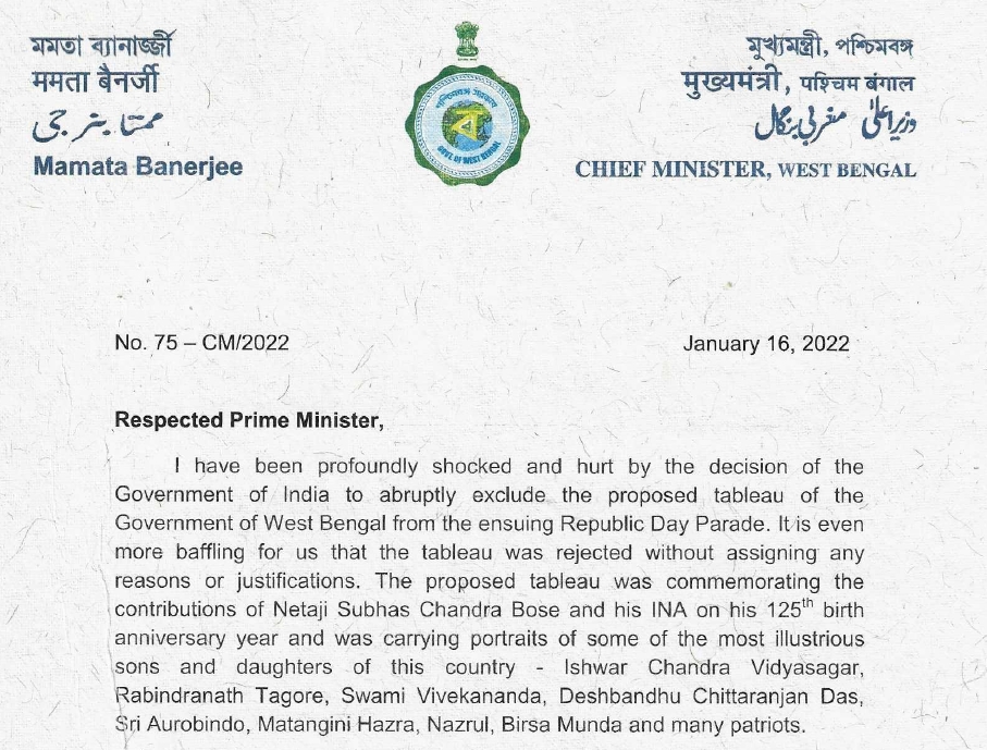 Mamata writes to Modi