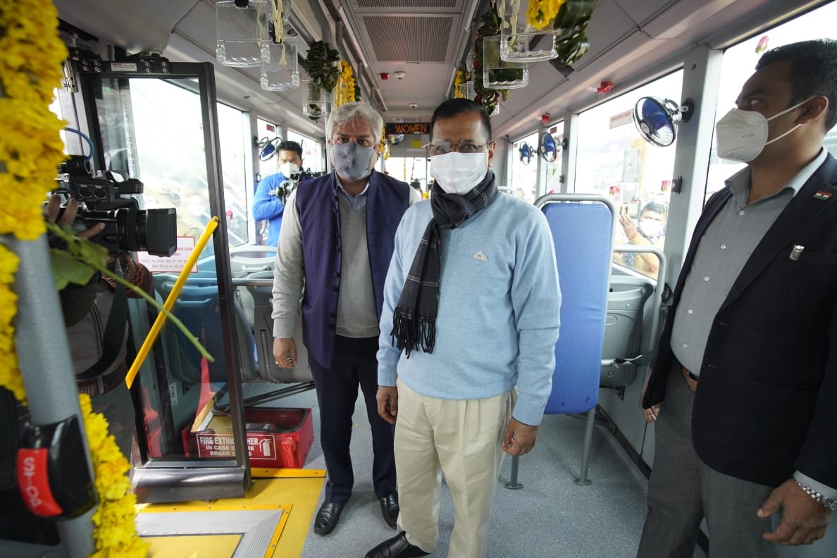 electric bus in delhi